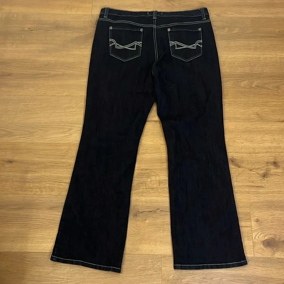 Nine West | Vintage Boho Bootcut denim jeans Women’s size 14S/32 short/petite - Picture 3 of 9